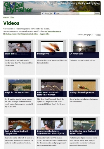 The video page The video page